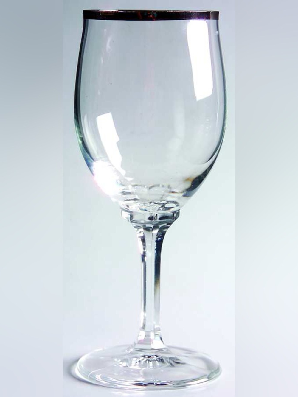 2 RARE Johann Haviland Wedding Ring Wine Glasses